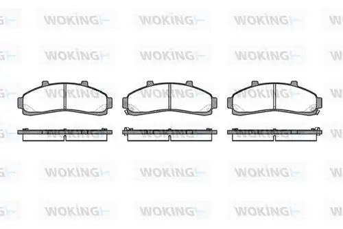 накладки WOKING P4713.02