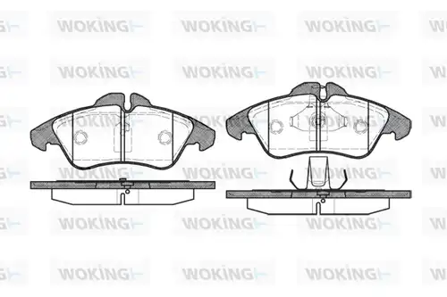 накладки WOKING P4783.00