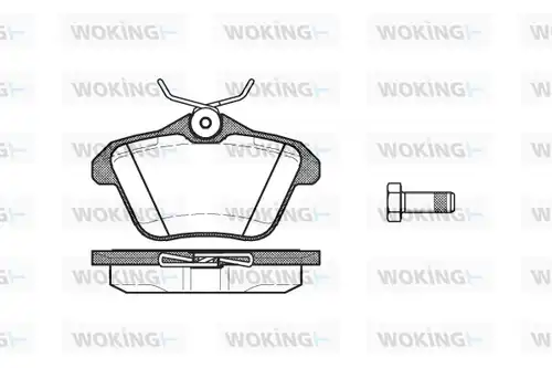 накладки WOKING P4813.10