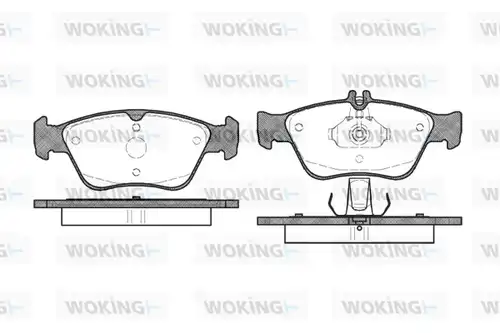 накладки WOKING P4863.00