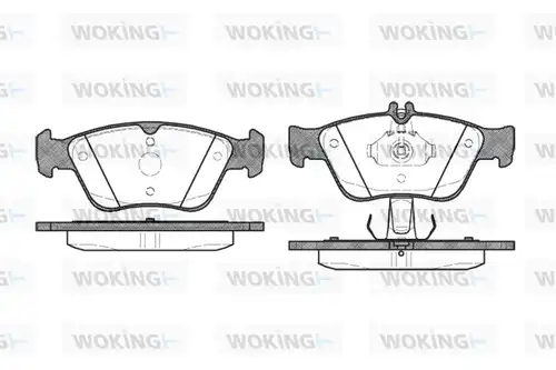 накладки WOKING P4863.10