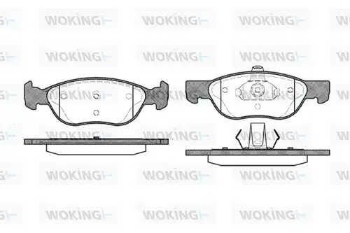 накладки WOKING P4873.00