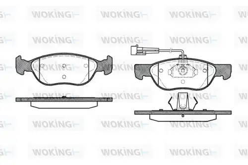 накладки WOKING P4873.12