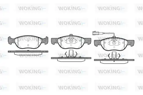 накладки WOKING P4873.21