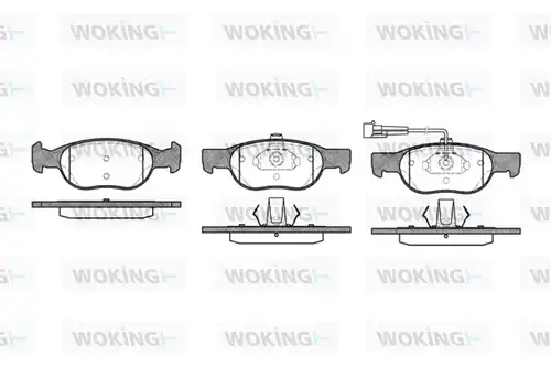 накладки WOKING P4883.11