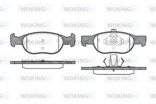 накладки WOKING P4883.20