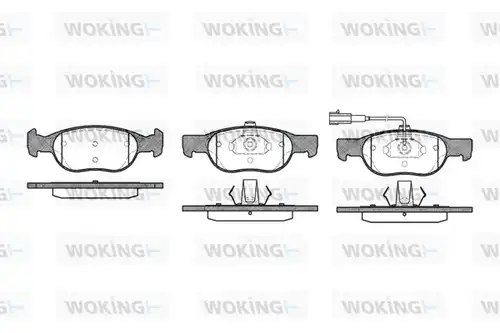 накладки WOKING P4883.31