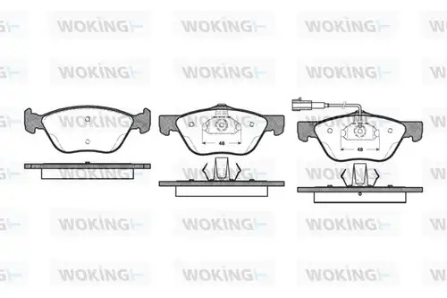 накладки WOKING P4893.21