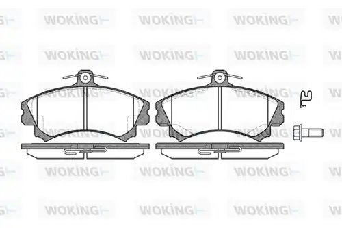 накладки WOKING P4903.02