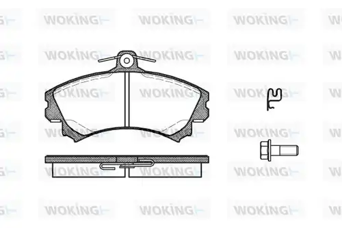 накладки WOKING P4903.21