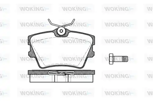 накладки WOKING P4913.00