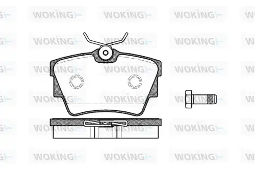 накладки WOKING P4913.10