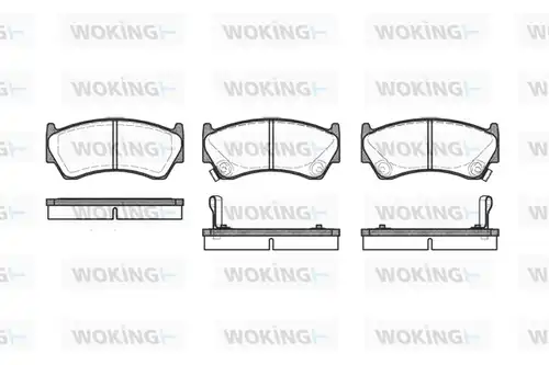 накладки WOKING P4923.02