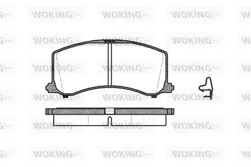 накладки WOKING P4953.02