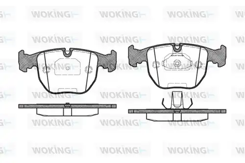 накладки WOKING P4963.00