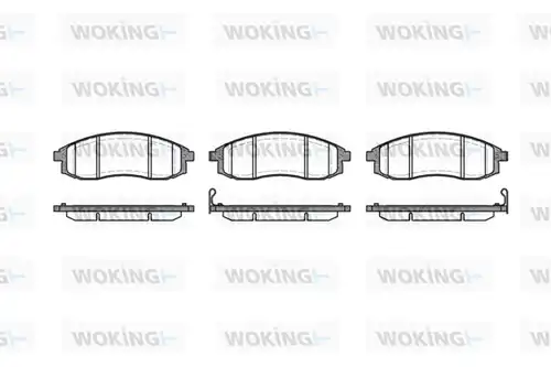 накладки WOKING P4983.12