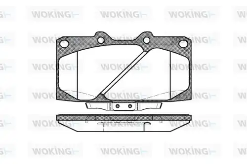 накладки WOKING P4993.04