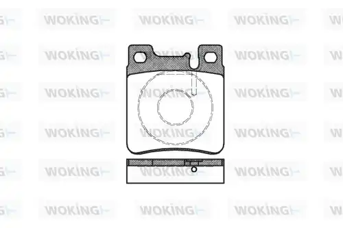 накладки WOKING P5073.00