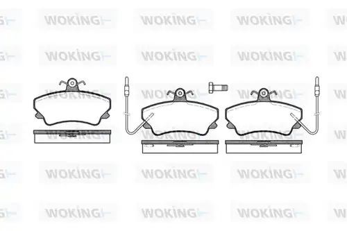 накладки WOKING P5093.02