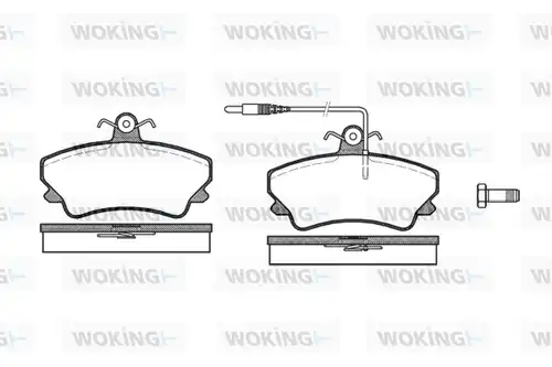 накладки WOKING P5093.12