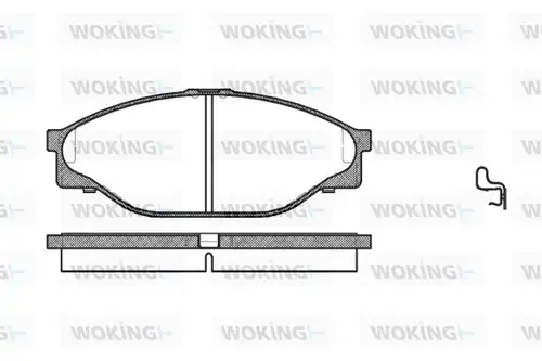 накладки WOKING P5123.20