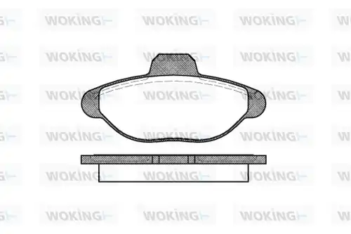 накладки WOKING P5143.00