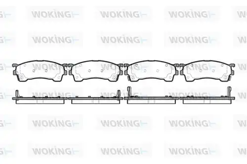 накладки WOKING P5153.04