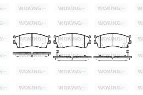 накладки WOKING P5153.32