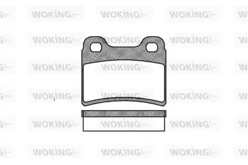 накладки WOKING P5173.00