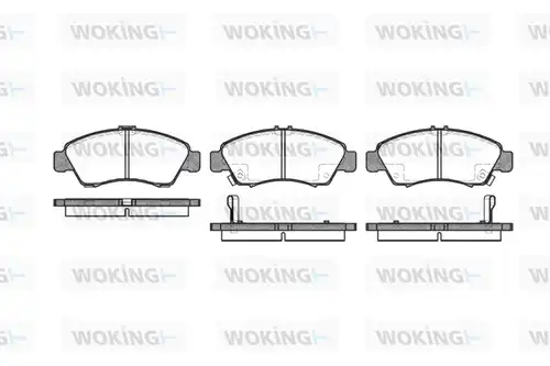 накладки WOKING P5193.02