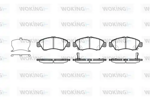 накладки WOKING P5193.22