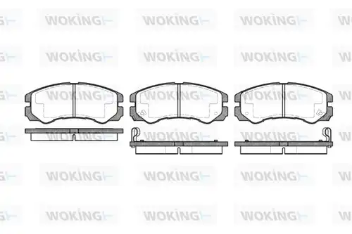 накладки WOKING P5253.02