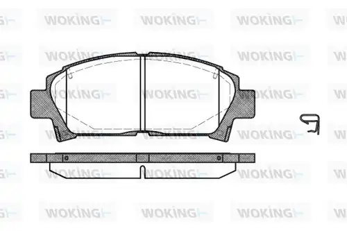 накладки WOKING P5273.02