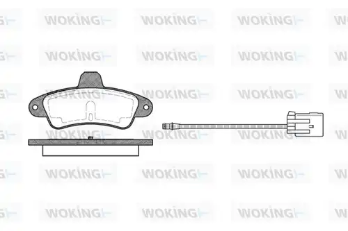 накладки WOKING P5333.02