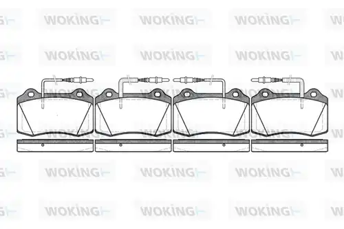 накладки WOKING P5343.14