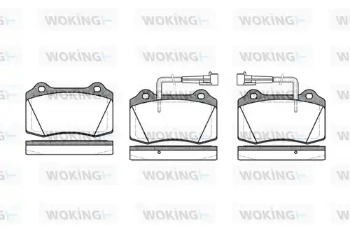 накладки WOKING P5343.22