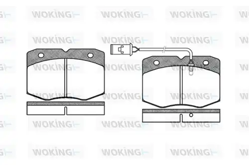 накладки WOKING P5353.02