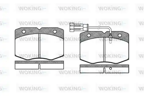 накладки WOKING P5353.12