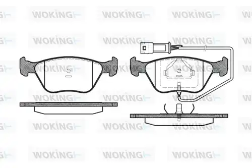 накладки WOKING P5373.02