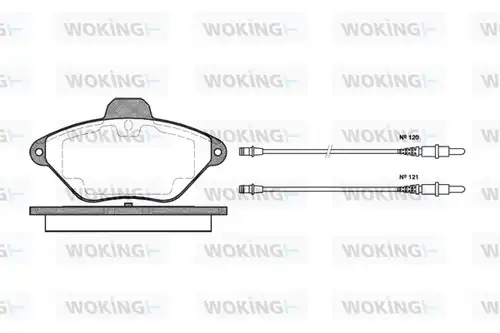 накладки WOKING P5393.04