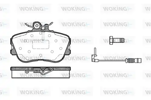 накладки WOKING P5453.02