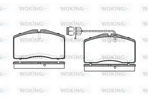 накладки WOKING P5483.12