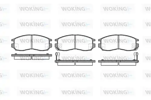 накладки WOKING P5603.02