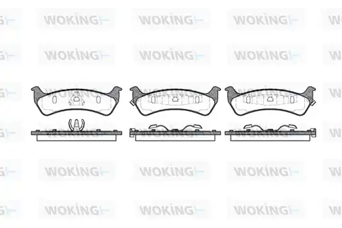 накладки WOKING P5703.02