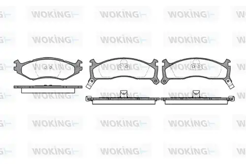 накладки WOKING P5843.02