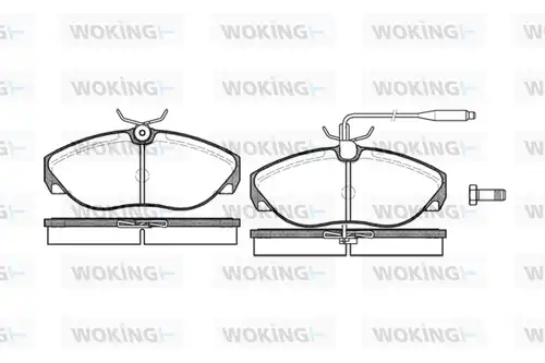 накладки WOKING P5863.02