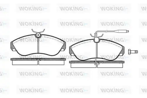 накладки WOKING P5873.02