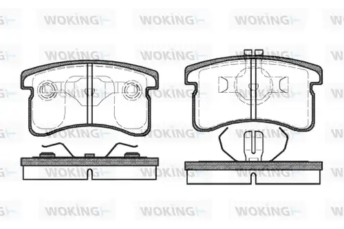 накладки WOKING P5893.00