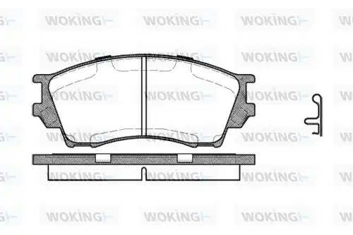 накладки WOKING P5913.00