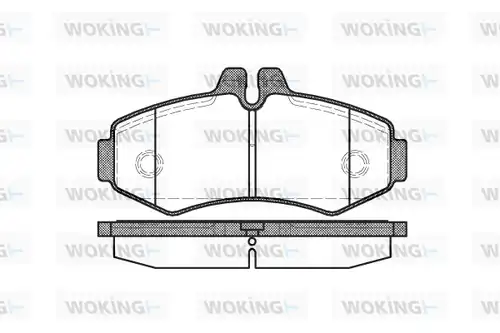 накладки WOKING P6013.00